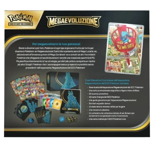 Pokémon – Set Allenatore Fuoriclasse Megaevoluzione (ITA) / Artwork Mega Lucario - immagine 2