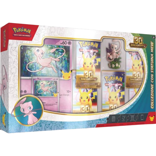 Pokémon 30° Anniversario - Collezione con Statuina Mew